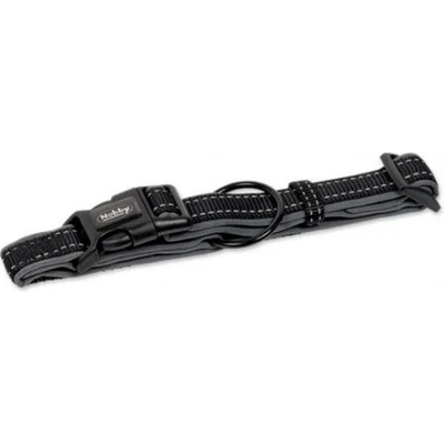 Nobby Нашийник Classic Reflect SOFT дебелина 25-30 мм, дължина 50-65 см черен/сив 74784-05