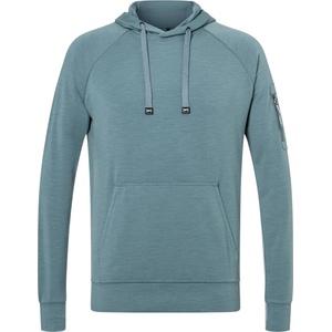 super. natural Мъжки вълнен пуловер super. natural Favourite Pocket Hoodie Merino hoodie - Stormy Weather - размер 54 (005-5975-0514)