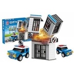 LEAN Toys Construction Blocks Police Station Buildings 190-213 pcs