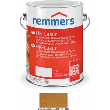 Remmers HK Lasur 2,5 l Dub rustikální