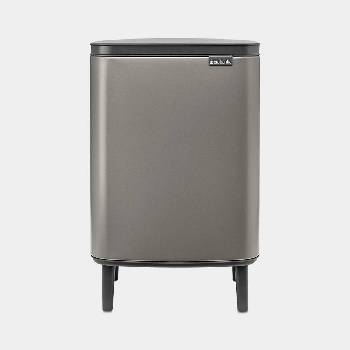 Brabantia 12 л кош за смет в цвят платина Brabantia от серия Bo Hi (1006648)