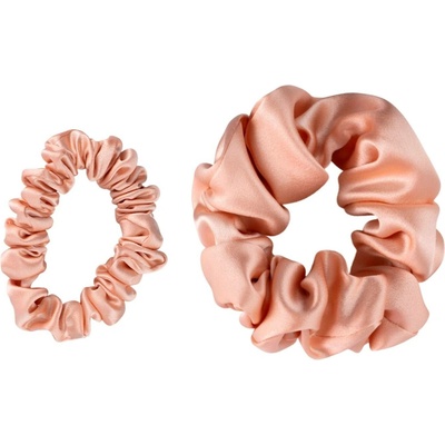 Cosibella Accessories - Sada hedvábných gumiček na vlasy - Peachy Pink
