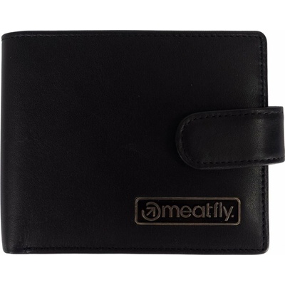 Meatfly Kožená Peňaženka Nathan Premium Black