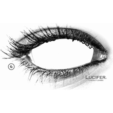 Lucifer Crazy šošovky - nedioptrické - WHITE ZOMBIE sclera 2 šošovky