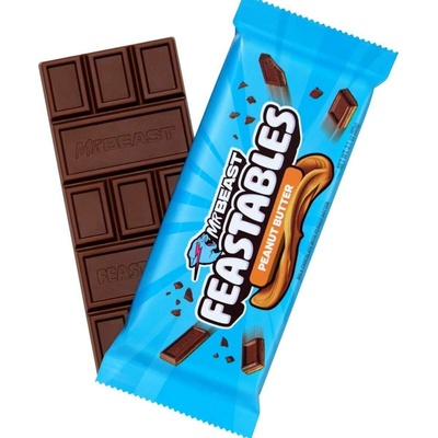 Feastables MrBeast Peanut Butter mléčná s náplní z arašídového másla 60 g
