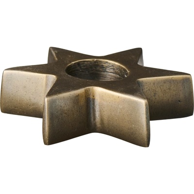 Ib Laursen Svícen Star-shaped, hnědá barva, kov