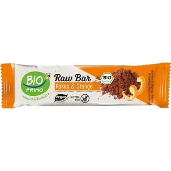 BIO PRIMO Органичен суров бар Какао и портокал - 35 г