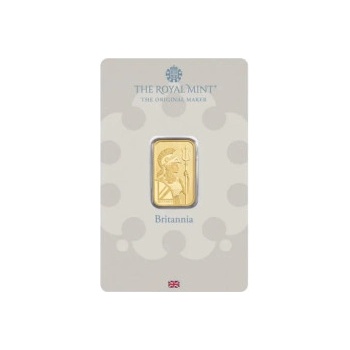 The Royal Mint zlatý zliatok zliatok Britannia 5 g