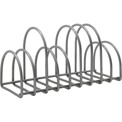 House Doctor Kovový stolný organizér Pampi Brushed Silver