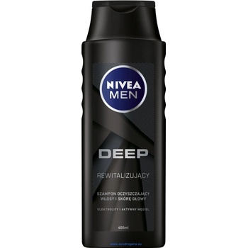 Nivea Men Deep pánsky šampón na vlasy 400 ml