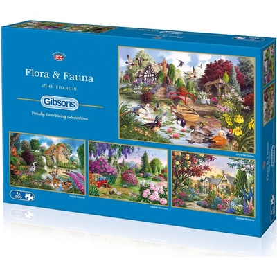 Gibsons - Puzzle Flora and Fauna - 500 piese