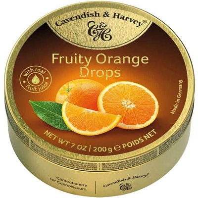Cavendish & Harvey Fruity Orange Drops pomeranč 200 g