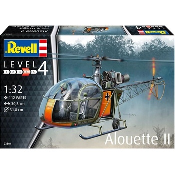 Revell Сглобяем модел, Revell, Хеликоптер - Alouette II (R03804)