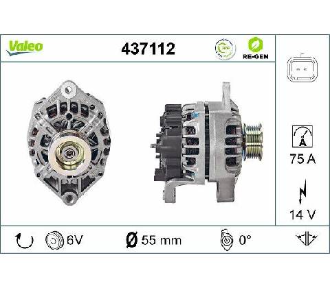 Generátor VALEO 437112