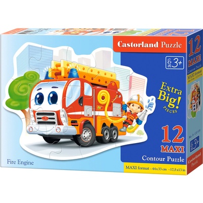 Castorland Пъзел Castorland от 12 XXL части - Пожарен камион (B-120109)