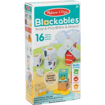 Spin Master Melissa & Doug Blockables Farm Friends (6074896)