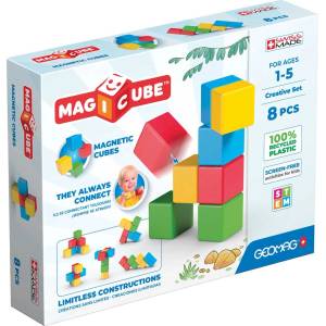 Geomag Магнитни кубчета Geomag - Magicube Творения, 8 части (G246) - baby