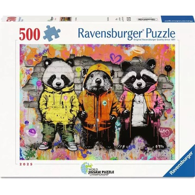 RAVENSBURGER Chlupáči 500 dielov