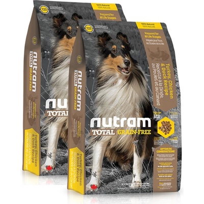 Nutram Total Grain Free Turkey Chicken Duck Dog 2 x 11,34 kg