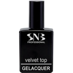 SNB Гел лак snb Кадифе топ без лепкав слой, 15 мл, матов ефект, glb07 (glb07) - topmarket
