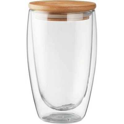 Dvojstenný pohár s viečkom 450 ml