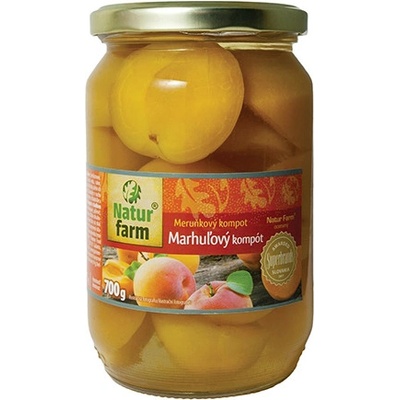 Natur farm Marhuľový kompót 720 ml