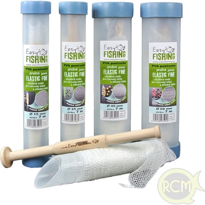 Easy Fishing PVA punčocha ELASTIC FINE 7 m 25 mm komplet v tubě