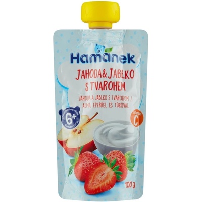 Hamánek Jahoda & jablko s tvarohem 100 g – Zboží Mobilmania