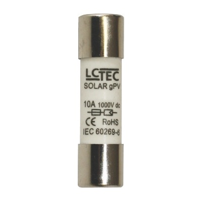 Vložka pojistková pro fotovoltaiku LC Tec gPV 12 A 10 ks/bal.