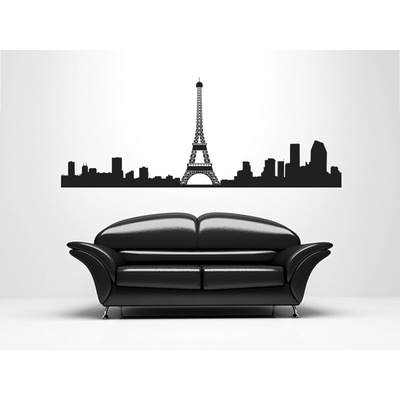 Nalepte.cz Paríž nálepka na stenu 305 x 120 cm
