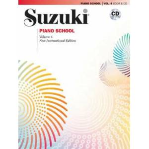 Suzuki Piano School New International Edition Piano Book and CD, Volume 4 (ISBN: 9780739059906)