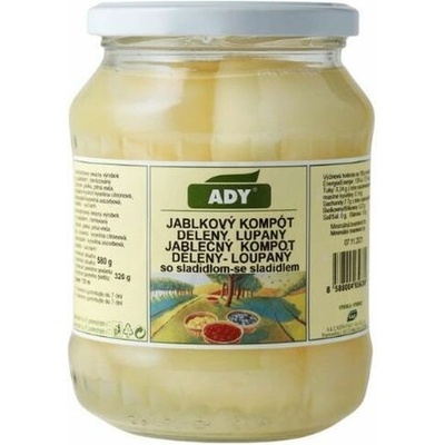 Ady Kompót Jablko štvrťky so sladidlom 720 ml