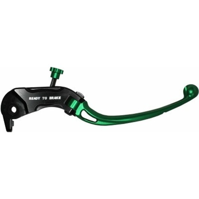 ACCOSSATO Páčka brzdy výklopná ACCOSSATO LV030 in Aluminium For Brake Master Cylinder Ready To Brake zelená