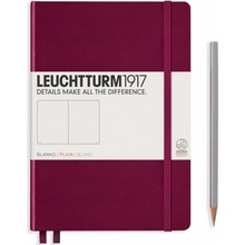 Leuchtturm1917 Zápisník Port Red Medium A5 čistý