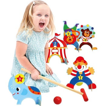 Bino Dětská sada na kroket Cirkus