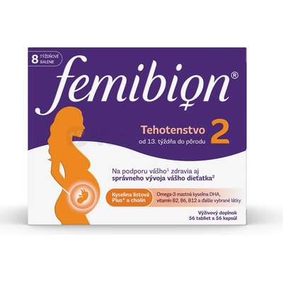 Femibion 2 Těhotenství 56 tabliet + 56 tabliet