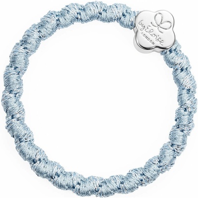 By Eloise London Silver Quatrefoil Woven barva Faded Denim