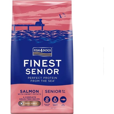 Fish4Dogs FINEST Senior Salmon малки 6 кг