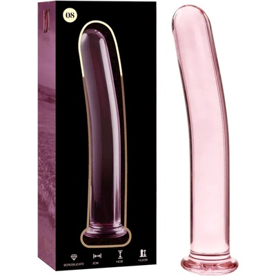 Nebula series by ibiza model 8 dildo borosilicate glass pink 14.5 cm -o- 2 cm