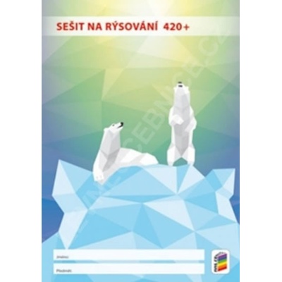 Sešit na rýsování 420+ (bílé listy), Brožovaná