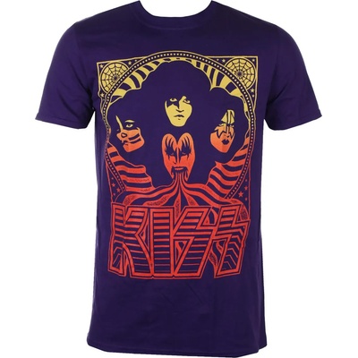 ROCK OFF Мъжка тениска Kiss - Gradient Group - ЛИЛАВО - ROCK OFF - KISSTS19MPU