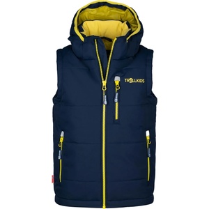 TROLLKIDS Детски синтетичен елек Trollkids Kid's Narvik Vest XT Synthetic vest - Navy / Hazy Yellow - размер 92 (EU) (703-3028-0211)