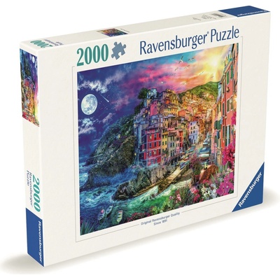 RAVENSBURGER Barevné Cinque Terre 2000 dílků