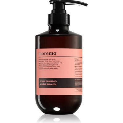 Moremo Scalp Shampoo Clear And Cool дълбоко почистващ шампоан против пърхот 500ml