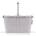 Reisenthel carrybag XS cord gray - Stable shopping basket with practical inner pocket - Elegant and water-repellent design - BN7084