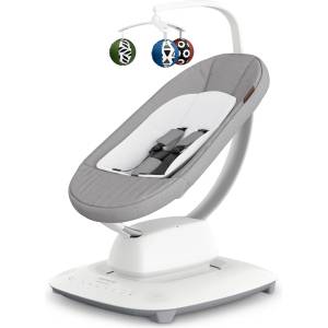 UPPAbaby Бебешка електрическа люлка UPPAbaby - MamaRoo, Stella (081231) - baby
