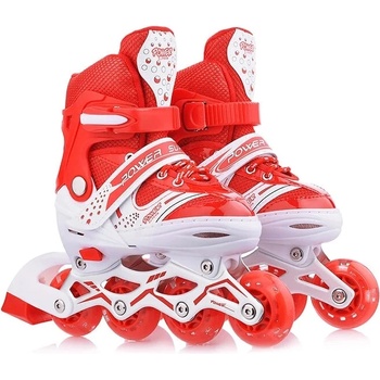 Image 1 of BodyFlex Регулируеми Светещи ролери Bodyflex S 31-34, червени