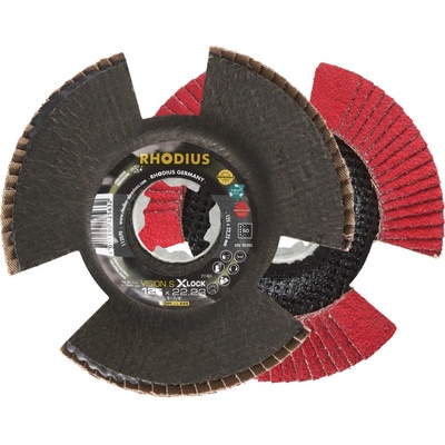 RHODIUS Lamelový brusný kotouč VISION SPEED X-LOCK 125 x 22,23 P60 TOPline