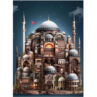 AnaTolian Yasin Yaman Hagia Sophia 1000 dílků