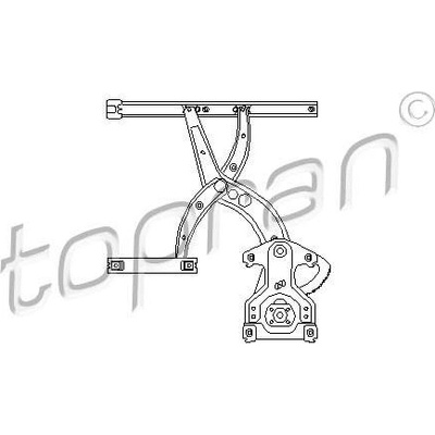 Mechanizmus zdvíhania okna TOPRAN 103 590